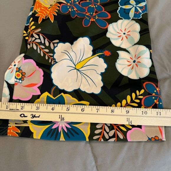 Rachel Roy Zandra Jumpsuit Sleeveless Smocked Zipper Back Black Floral Size 2 - Picture 15 of 16